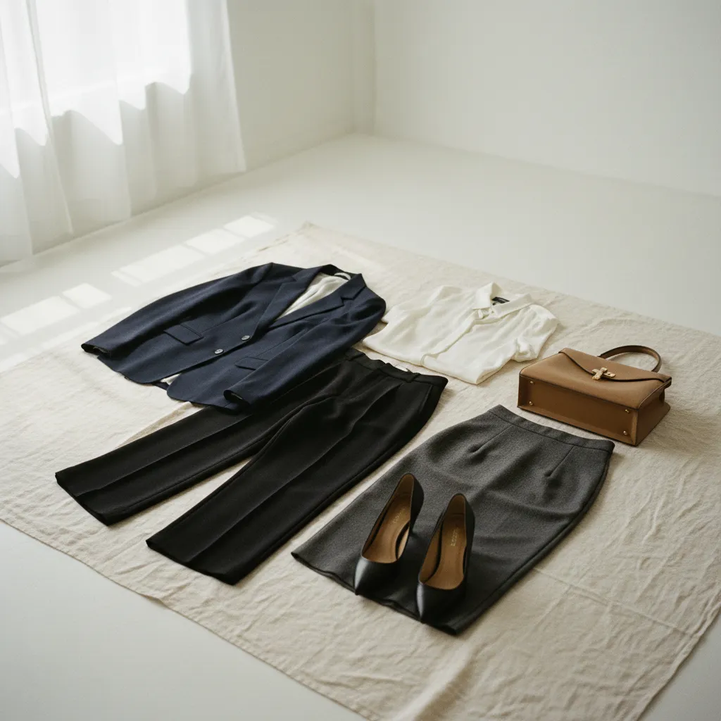 Die wichtigsten Basisteile einer professionellen Business-Garderobe für Damen im Überblick