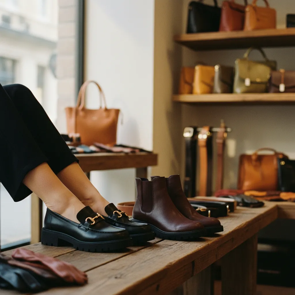 Chunky Loafers und Ankle Boots mit Blockabsatz dominieren die Herbst/Winter-Saison 2026