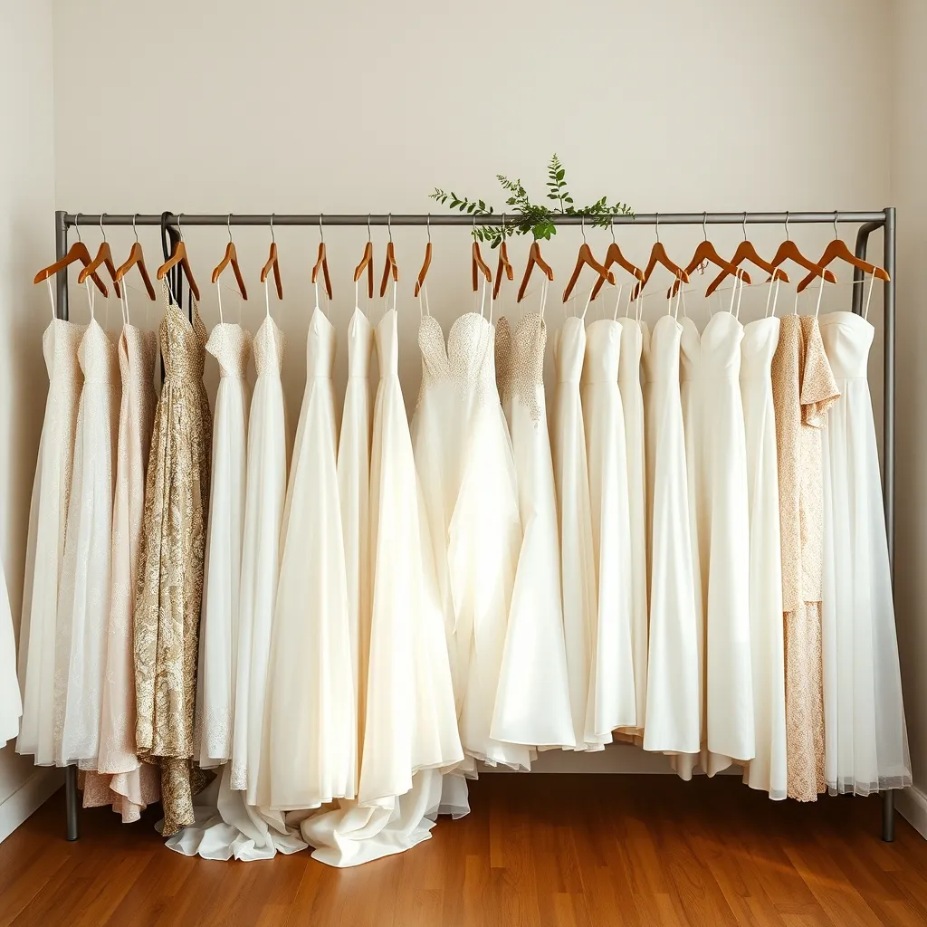 Verschiedene Brautkleid-Silhouetten von klassisch bis modern
