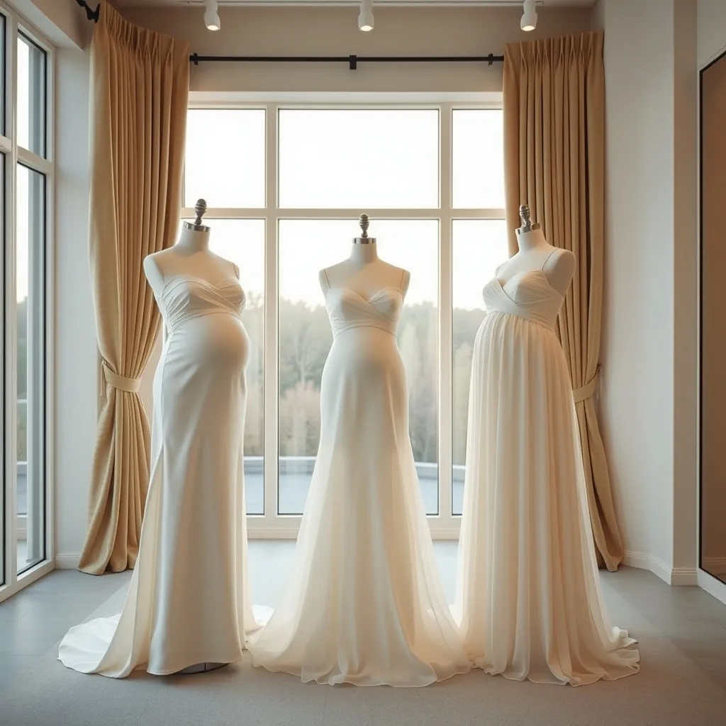 Drei beliebte Schnitte für Umstandsbrautkleider: Empire, A-Linie und Boho