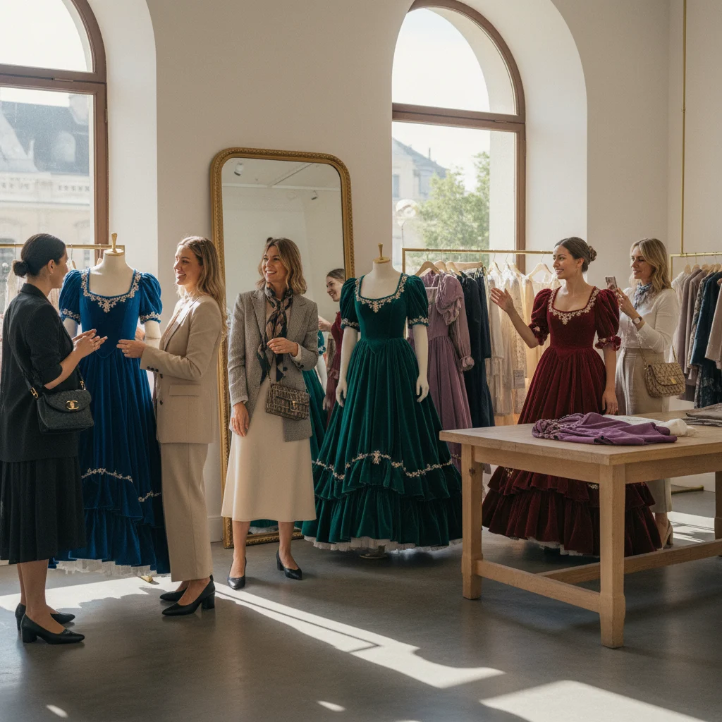 5 Brautkleider im Sissi-Stil zum Anprobieren in der Boutique