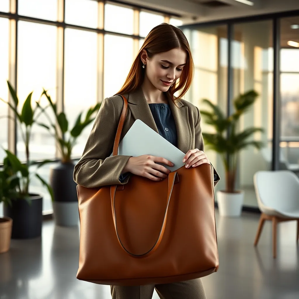 Der XL-Shopper verbindet Funktionalität und Stil für den modernen Berufsalltag