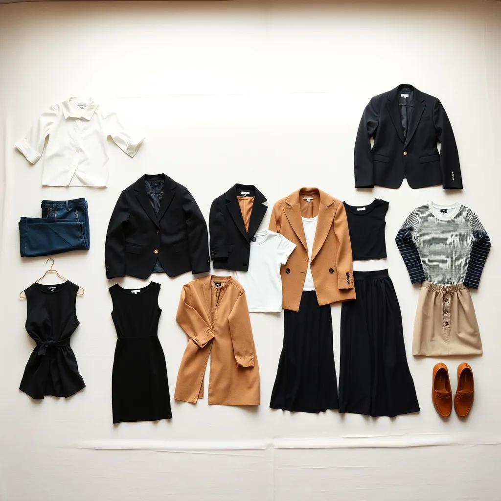 Die zehn Schlüsselstücke einer minimalistischen Garderobe: von der weißen Bluse bis zum Qualitätsschuh