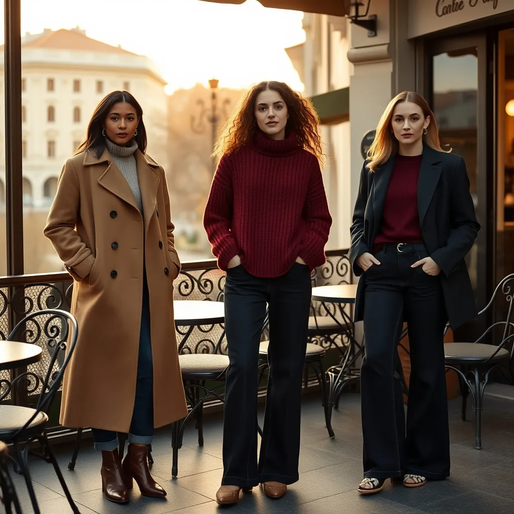 Capsule-Wardrobe-Looks für verschiedene Figurtypen in den Trendfarben der Saison