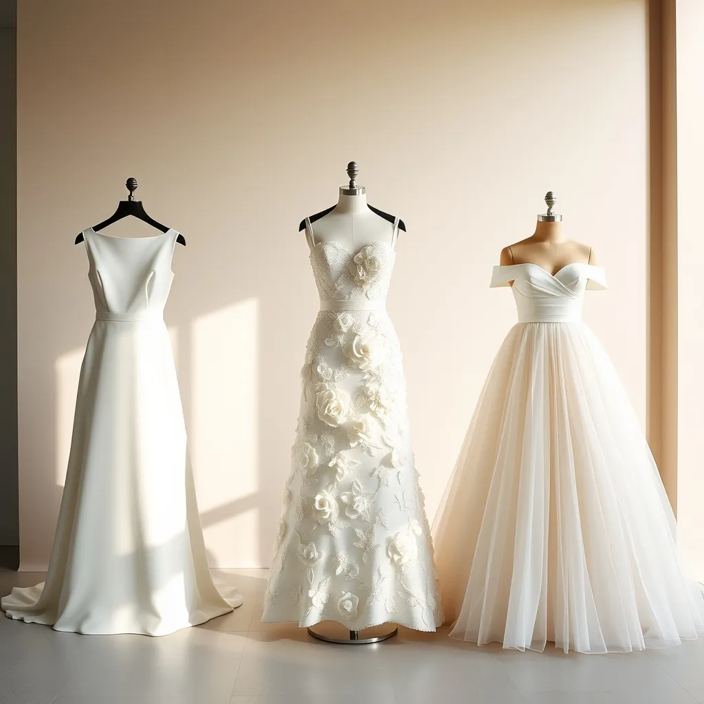 Aktuelle Brautkleid-Trends: von minimalistisch bis romantisch-opulent