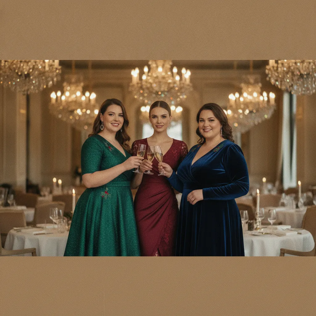 Verschiedene Schnitte für jeden Figurtyp: A-Linie, Wickelkleid und fließendes Abendkleid