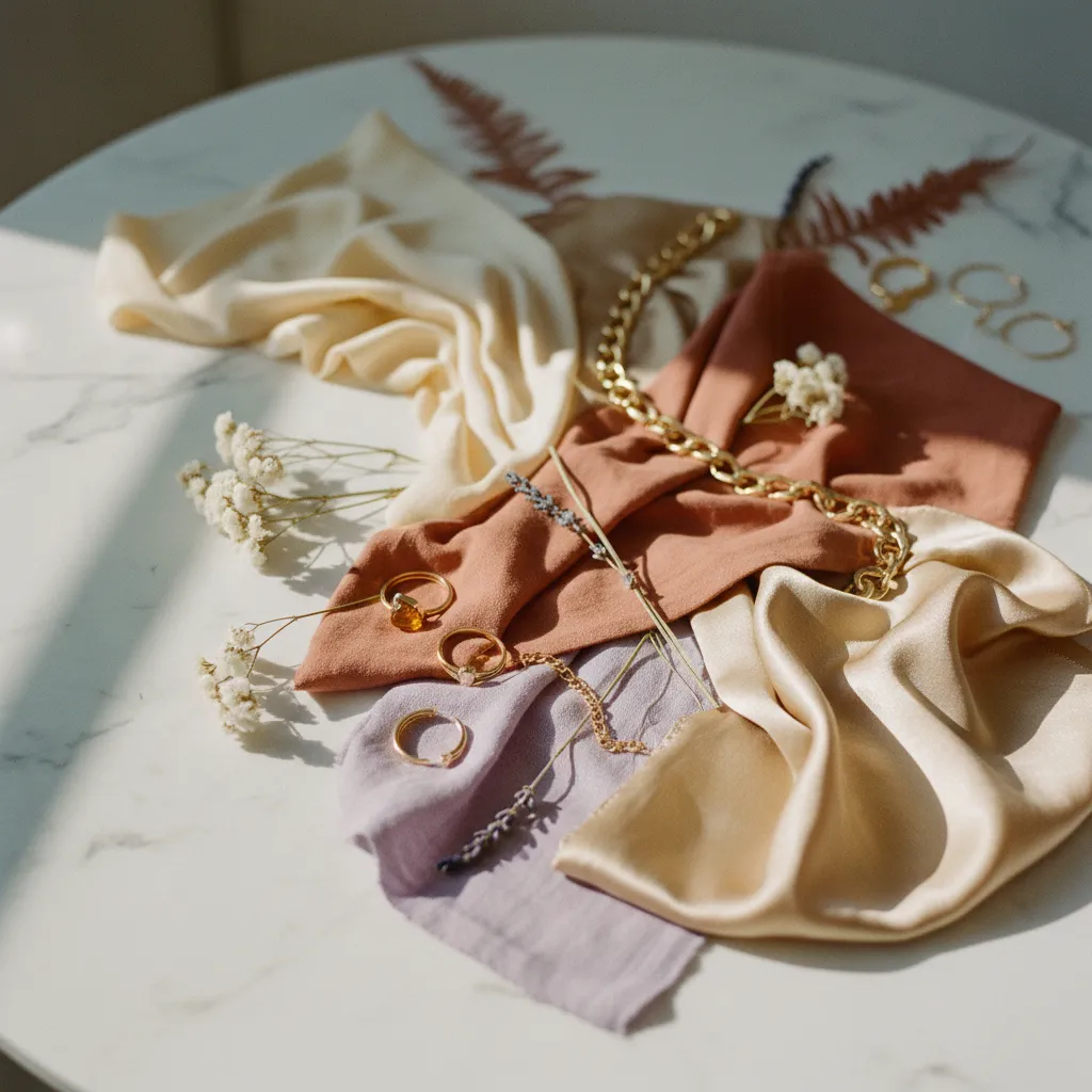 Die Trendfarben Frühjahr 2026: Buttercreme, Lavendel und Terrakotta in edlen Stoffen