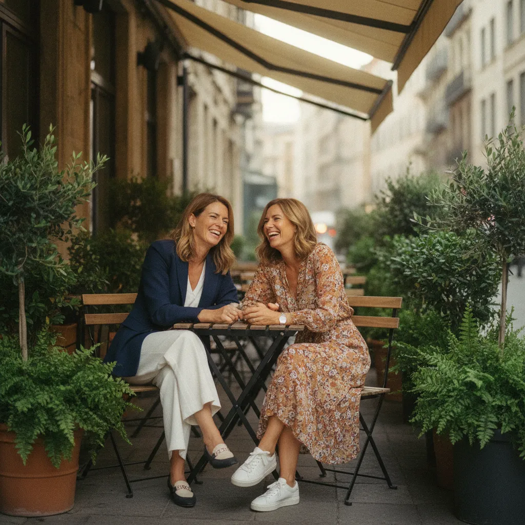 Sportlich-elegante Outfits für den Brunch oder das Café-Treffen