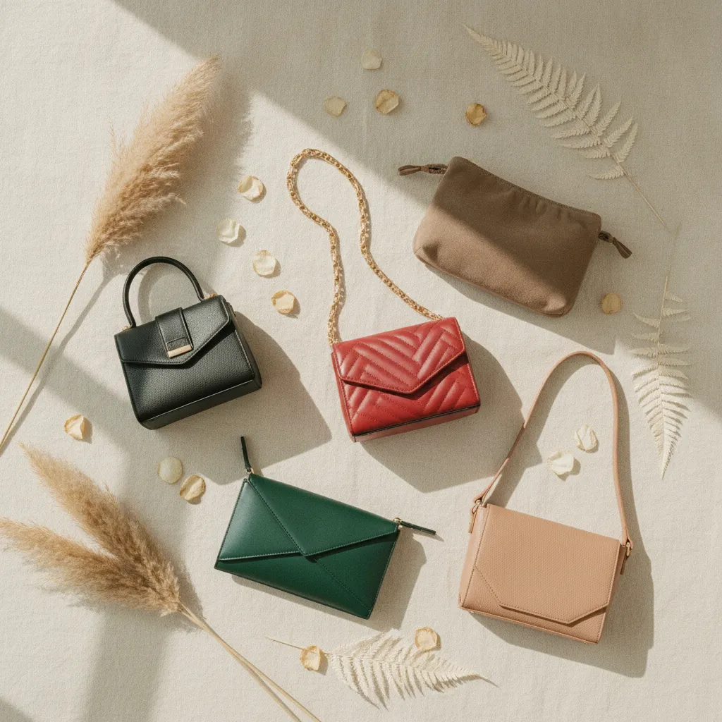 Von Schwarz bis Smaragdgrün: Farbvielfalt bei kleinen Handtaschen für Damen