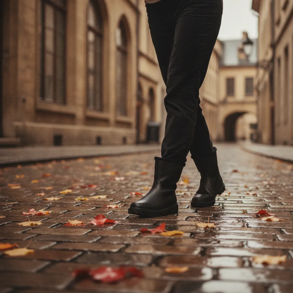 Skechers Damen-Stiefel bieten auch auf nassem Kopfsteinpflaster sicheren Halt