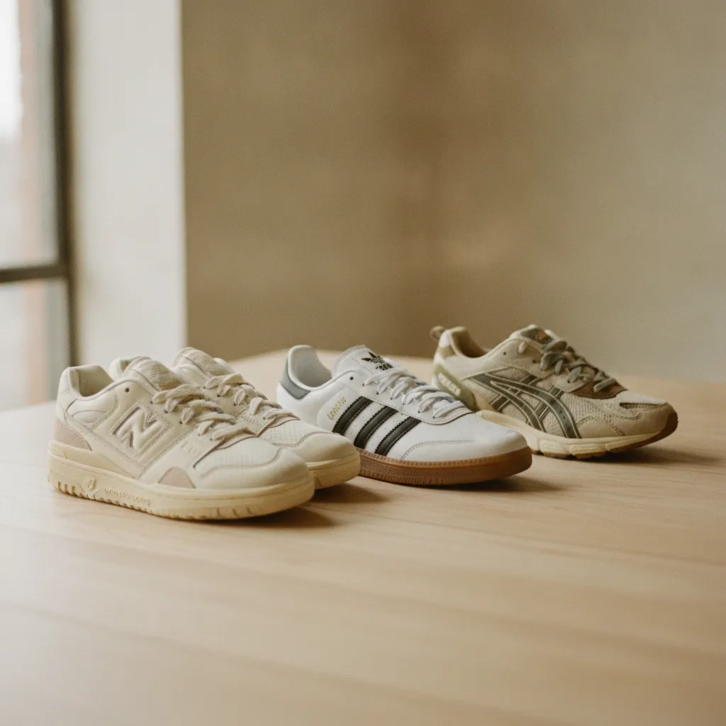 Die beliebtesten Sneaker-Modelle 2023 im Flat-Lay-Vergleich