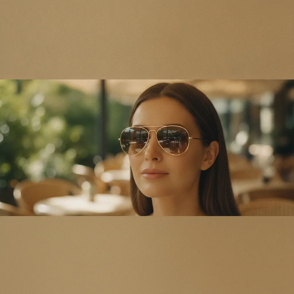 Die Aviator-Brille bleibt ein zeitloser Klassiker, der zu jeder Gesichtsform passt