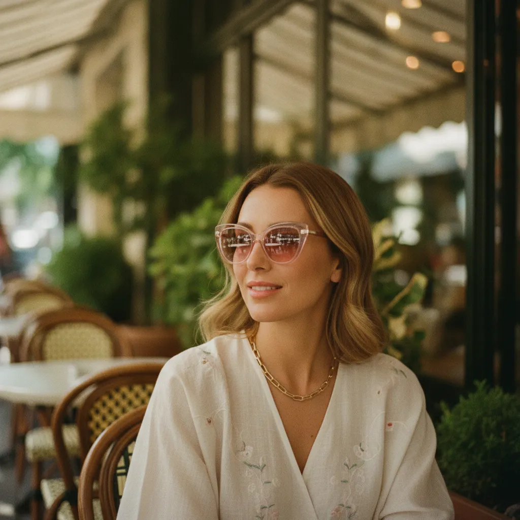 Retro-Cateye mit farbigen Gläsern: ein zeitloser Klassiker neu interpretiert