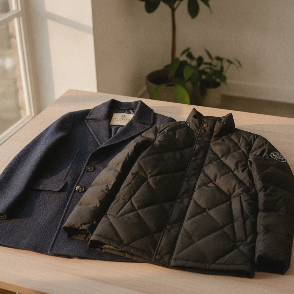 Woll- und Daunenmäntel von Tommy Hilfiger in den beliebtesten Farben Marineblau und Schwarz