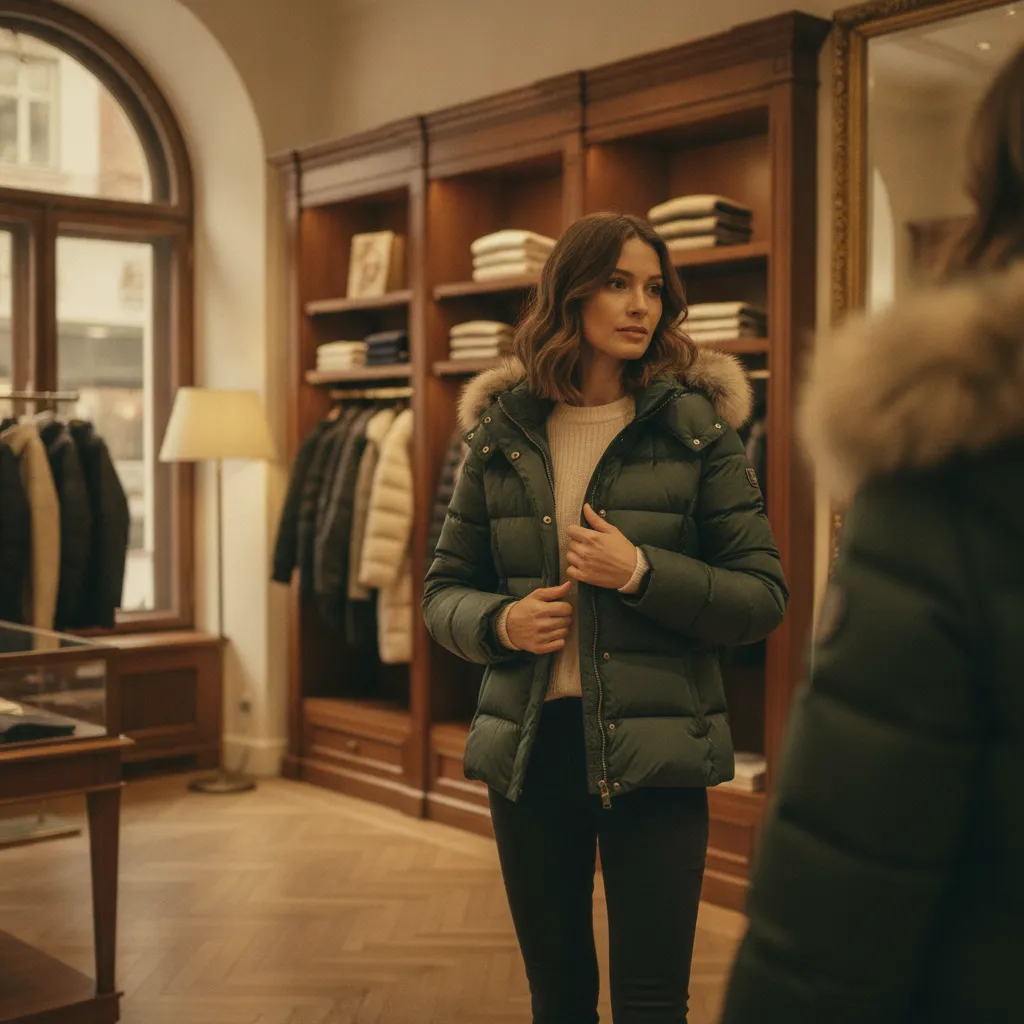 Die richtige Winterjacke finden: Qualität und Passform im Fachgeschäft prüfen