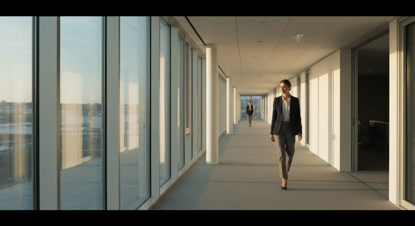 Ein marineblaues Blazer-Outfit mit grauer Stoffhose bildet die perfekte Grundlage für den Business-Casual-Dresscode