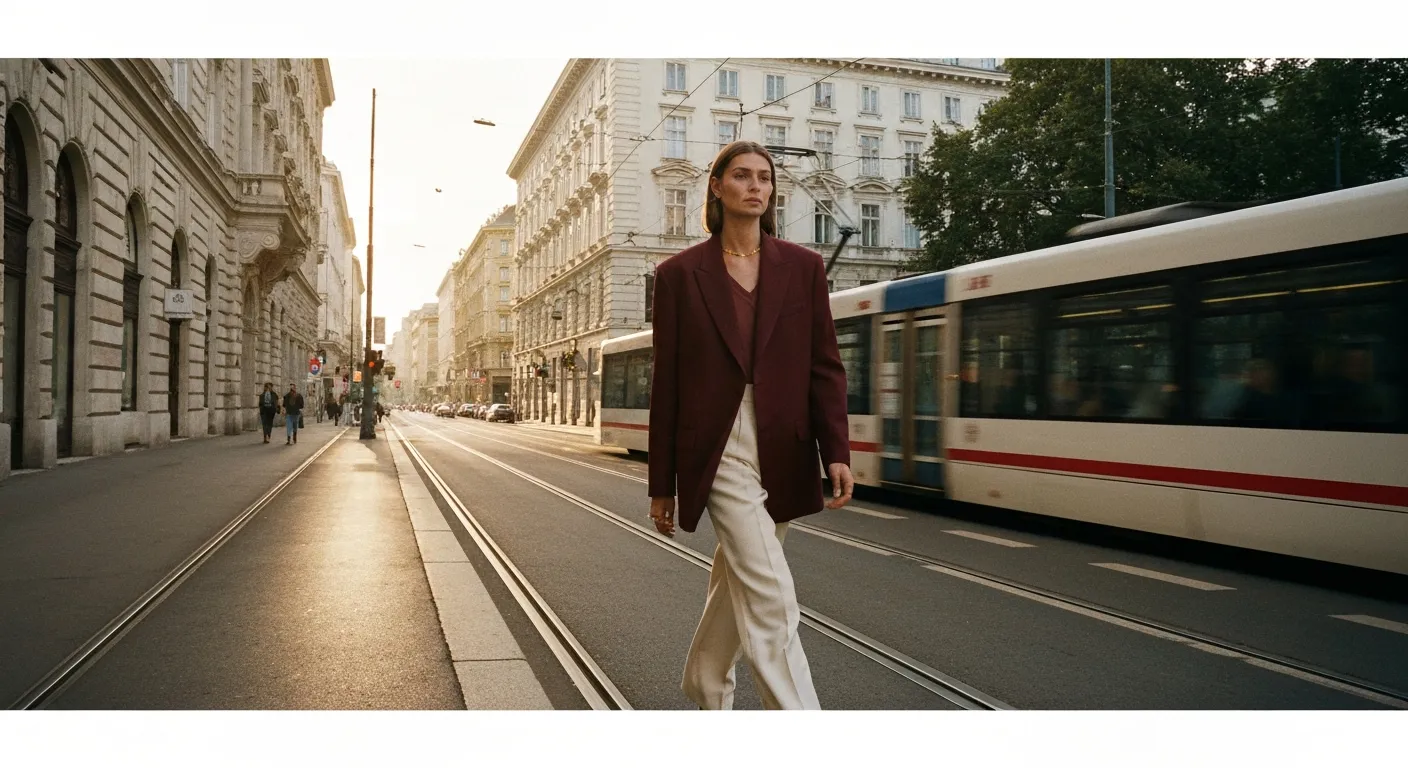 Burgund und weite Silhouetten gehören zu den Modetrends 2026, die langfristig bleiben