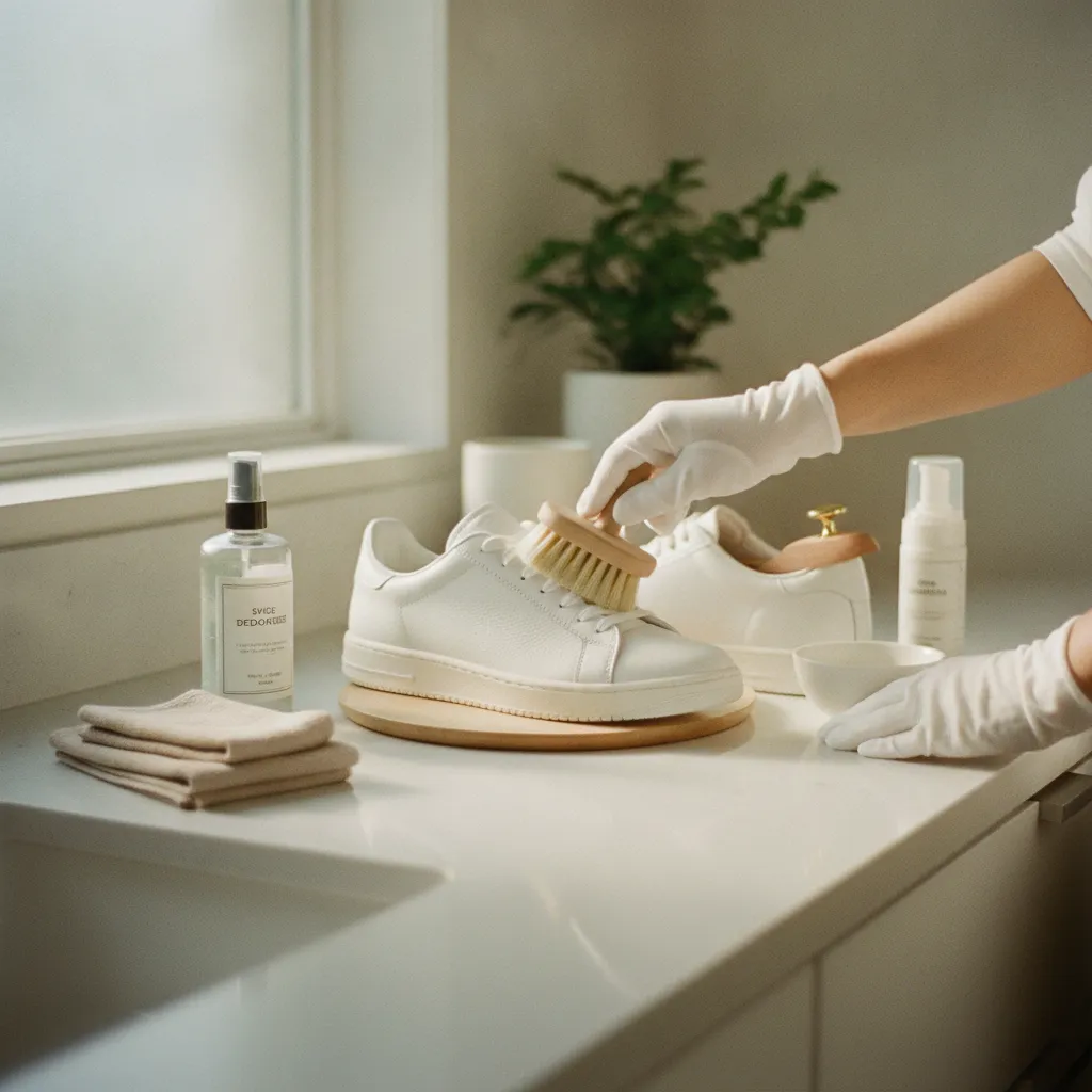 Mit der richtigen Pflege bleiben Sneaker lange wie neu